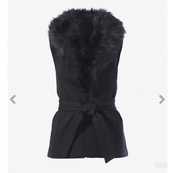 Chico’s Faux-Fur Pointe Vest Suze: 0 (4-6S) - Picture 3 of 10